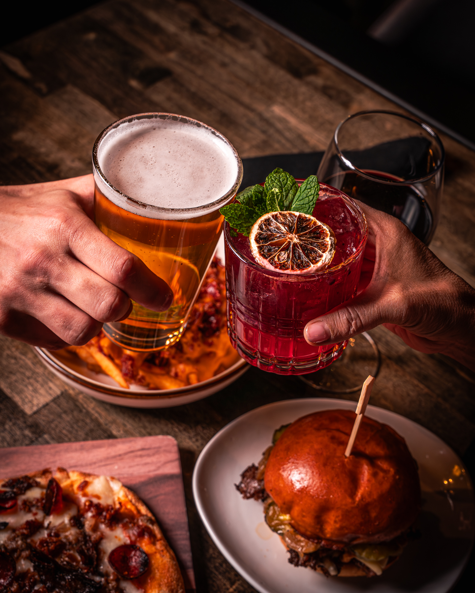 Private dining event atmosphere at Hendo's Barrel House Temecula