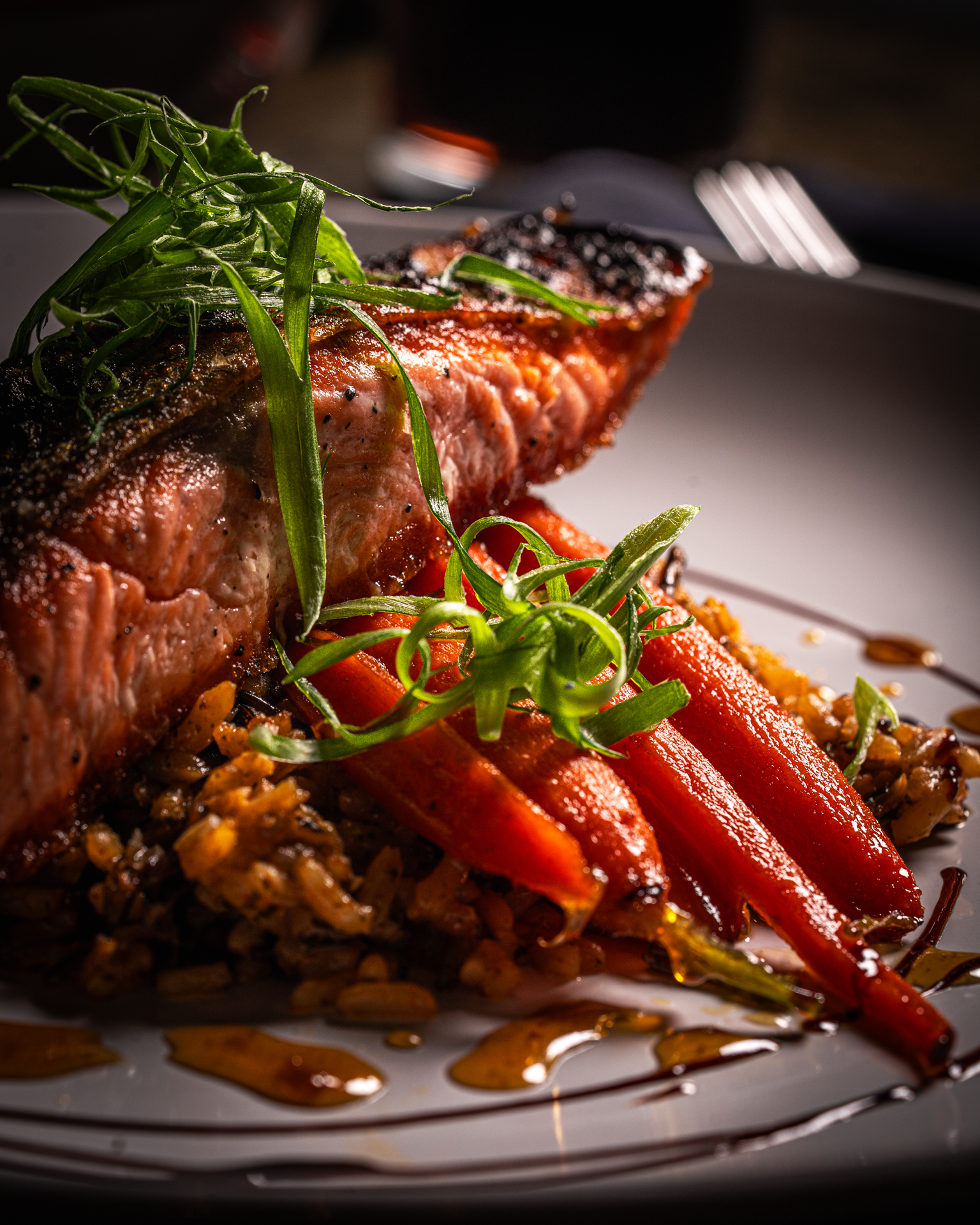 BBQ platter food photography for restaurant social media marketing