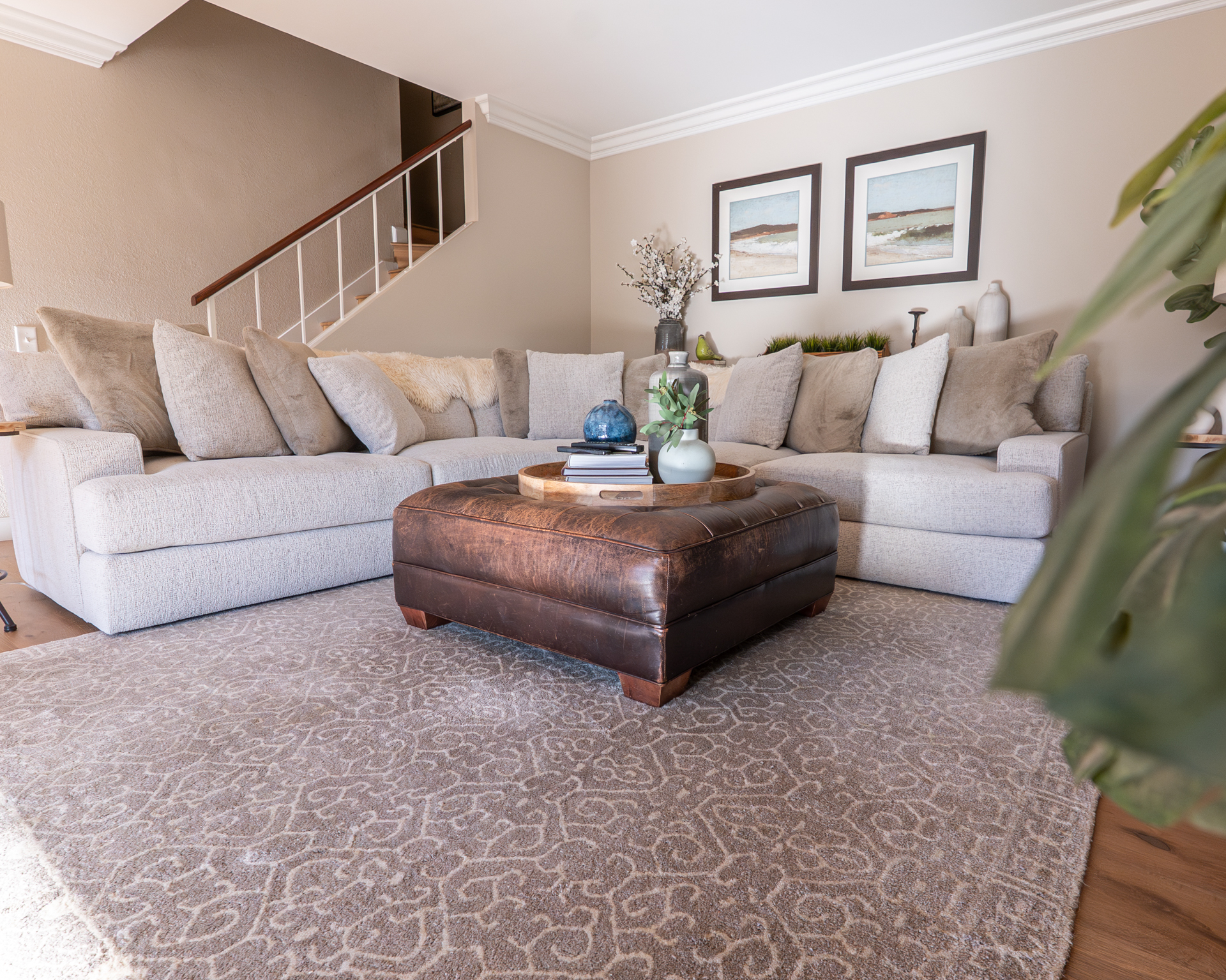 Flooring installation project — construction company marketing photography in Murrieta